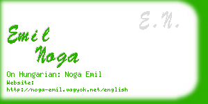 emil noga business card